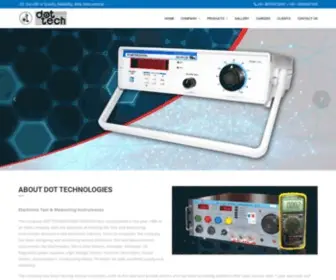 Dottech.in(Electronic test and measuring instrument) Screenshot