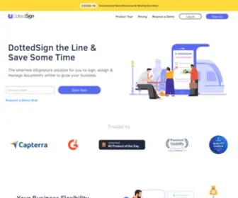 Dottedsign.com(Sign Documents Online) Screenshot