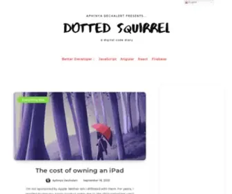 Dottedsquirrel.com(Master Home) Screenshot