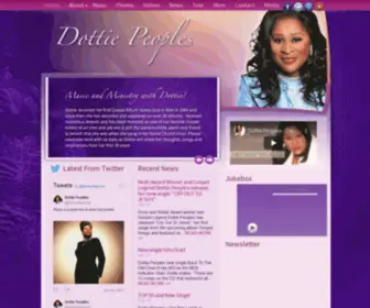 Dottiepeoples.com(Dottie Peoples) Screenshot