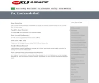 DotXLS.com(Excel help) Screenshot