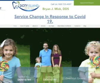 Dotyislanddental.com(Dentist) Screenshot