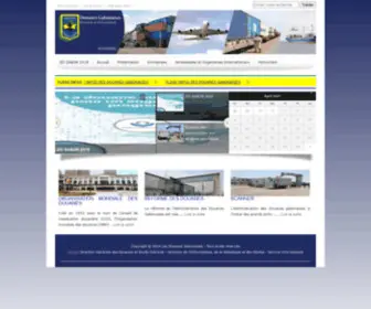 Douanes.ga(Site en travaux par l'Aninf) Screenshot