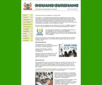 Douanesuriname.com(Douane Suriname) Screenshot