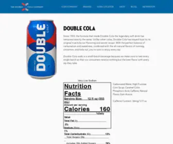 Double-Cola.com(Double Cola) Screenshot