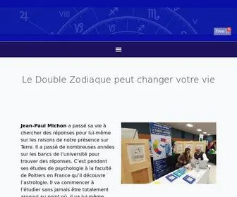 Double-Zodiaque.com(Jean-Paul Michon astrologue) Screenshot