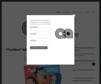 Doubleasiderecords.com(Double A) Screenshot