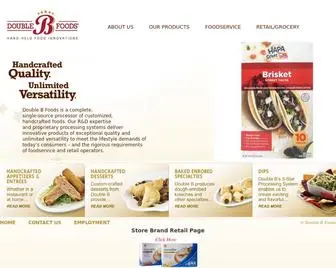 Doubleb.com(Double B Foods) Screenshot