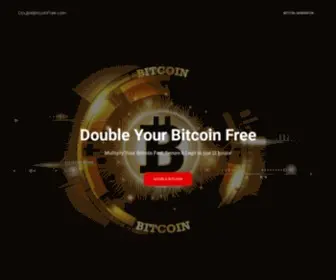 Doublebitcoinfree.com(Double Bitcoin with) Screenshot