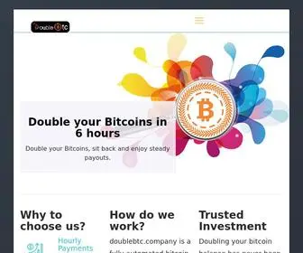 Doublebtc.company(Double your bitcoin in 6 hours) Screenshot