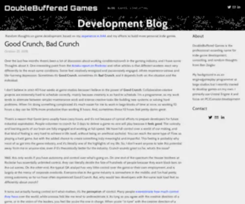 Doublebuffered.com(DoubleBuffered Games) Screenshot