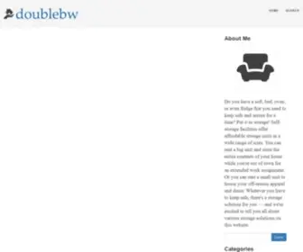 Doublebw.com(It's Safe and Secure in Storage) Screenshot