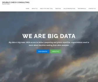 Doublecheckconsulting.com(Big Data Analytics) Screenshot