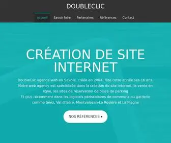 Doubleclic.fr(Agence web en Savoie) Screenshot