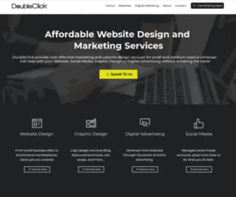 Doubleclick.design(Affordable Website Design and Marketing Services) Screenshot