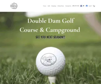 DoubledamGolfcourse.com(Set in a beautiful valley surrounded by lush trees and wide open fields Double Dam Golf Course) Screenshot
