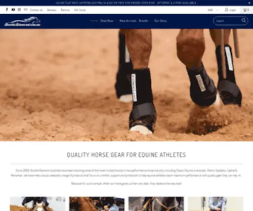 Doublediamond.com.au(Australian Saddlery Store) Screenshot