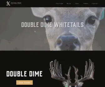 Doubledimewhitetails.com(Double Dime Whitetails) Screenshot