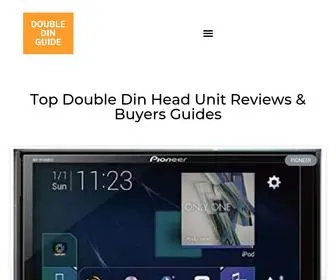 Doubledinguide.com(The Double Din Guide) Screenshot