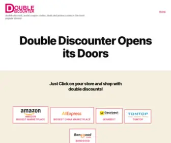 Doublediscounter.com(Doublediscounter) Screenshot