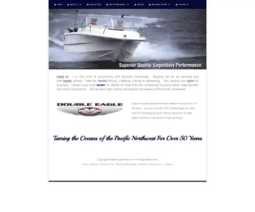 Doubleeagleboats.com Screenshot