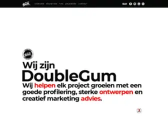 Doublegum.be(Doublegum creative studio) Screenshot