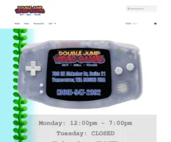 DoublejumpVideogames.com(Double Jump Video Games) Screenshot