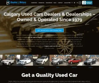 Doublelmotors.ca(Buy & Sell Used Cars in Calgary) Screenshot