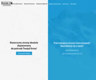 Doublem.pl(Strony Internetowe Koszalin) Screenshot