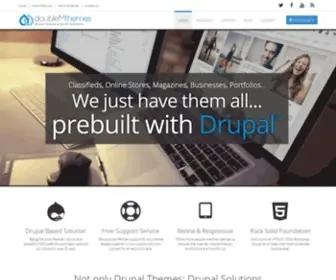 Doublemthemes.com(Next Generation Retina & Responsive Drupal Premium Themes) Screenshot