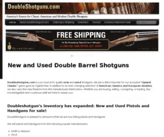 Doubleshotguns.com(Double Barrel Shotguns for Sale from Benelli) Screenshot