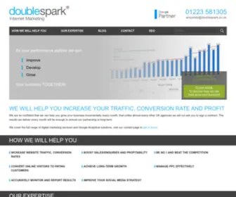 Doublespark.co.uk(Cambridge Internet Marketing & SEO) Screenshot