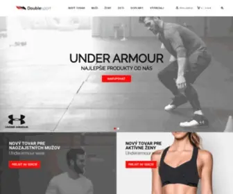 Doublesport.sk(Under Armour) Screenshot