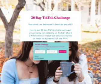 Doubletakesocial.com(TikTok Challenge Freeie) Screenshot