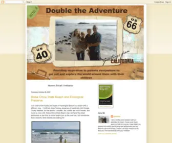 Doubletheadventure.com(DOUBLE THE ADVENTURE) Screenshot