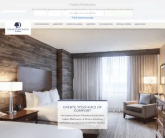 Doubletreesuiteshouston.com(Modern Houston Galleria Hotel) Screenshot