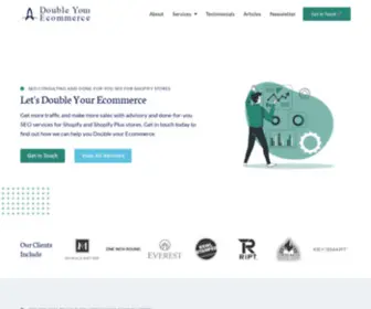 Doubleyourecommerce.com(Kai Davis) Screenshot