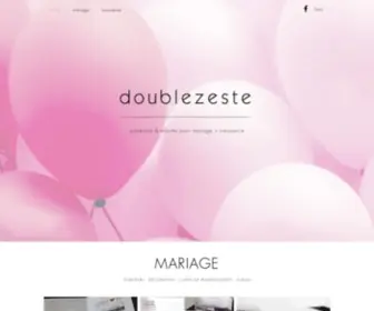 Doublezeste.ch(Création) Screenshot