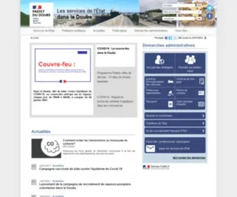 Doubs.gouv.fr(Actualités) Screenshot