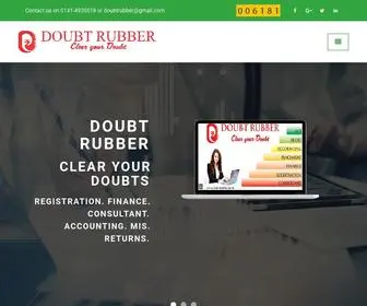 Doubtrubber.com(Doubt Rubber) Screenshot