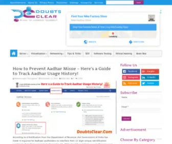 Doubtsclear.com(Doubtsclear) Screenshot