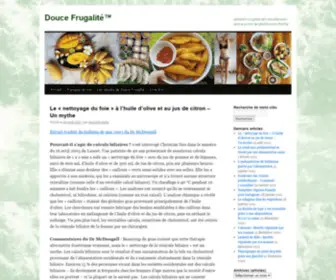 Doucefrugalite.com(Douce Frugalité™) Screenshot