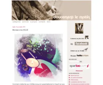 Doucementlematin.com(Doucement le matin) Screenshot