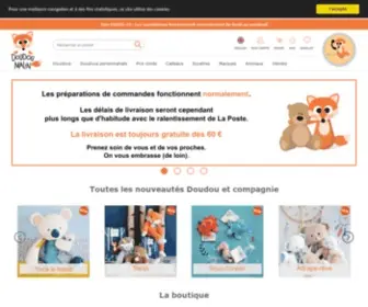 Doudoumalin.com(Doudou Malin: Spécialiste du doudou et SOS doudou perdu) Screenshot