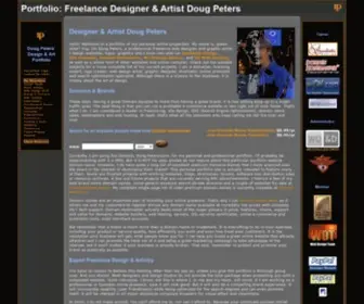Doug-Peters.com(Freelance Designer & Artist Doug Peters) Screenshot