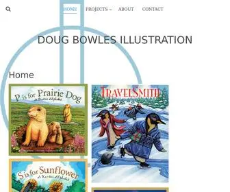 Dougbowles.net(DOUG BOWLES illustration) Screenshot