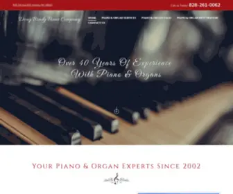 Dougbradypiano.com(Piano Tuning) Screenshot