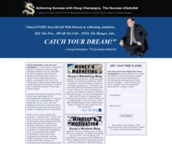 Dougchampigny.com(Achieving Success with Doug Champigny) Screenshot