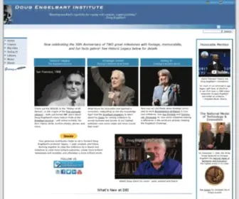 Dougengelbart.org(Official website of the doug engelbart institute) Screenshot