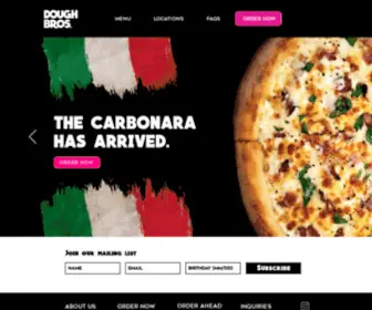 Doughbroshk.com(Dough Bros HK) Screenshot